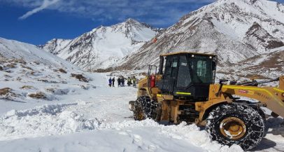 Contratista de Alto Maipo ayudó al rescate de cuatro turistas aislados en Baños Colina