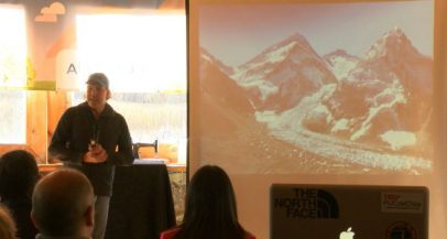 Andinista Ernesto Olivares realiza charla motivacional a alumnos de curso de nivelación de estudios de Alto Maipo