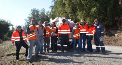 Nuevo voluntariado ambiental en ruta de San José de Maipo