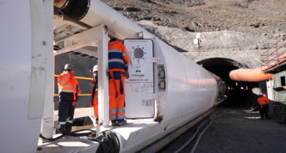 Tuneladora T.B.M. “La Andina” inicia trabajos en zona de El Yeso para proyecto Alto Maipo