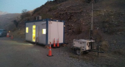 Se instaló punto de control donde se medirá temperatura corporal