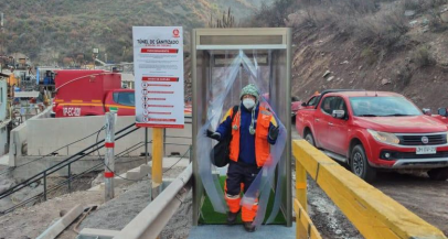 Alto Maipo instala túneles sanitarios en frentes de trabajo